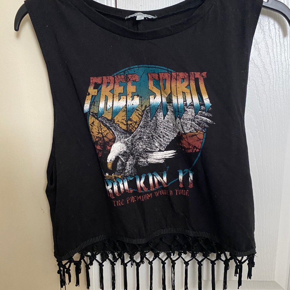 ‘Free Spirit’ cropped sleeveless Top